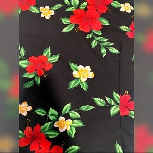 Royal Hawaiian Creations Floral Print Beach Shirt